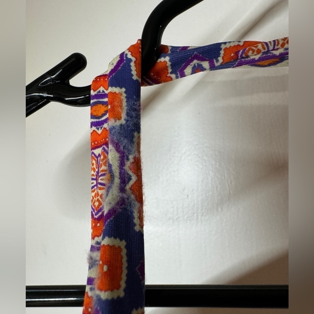 OndadeMar Orange & Purple Patterned Triangle Bikini Top - Picture 8 of 15
